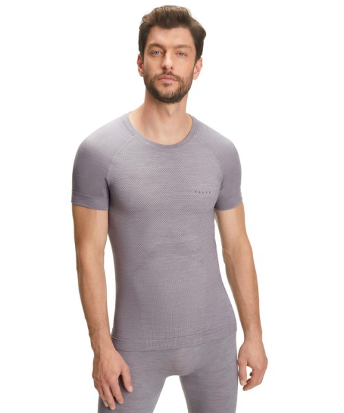 Falke Wool-Tech Light Heren Short Sleeve Grijs