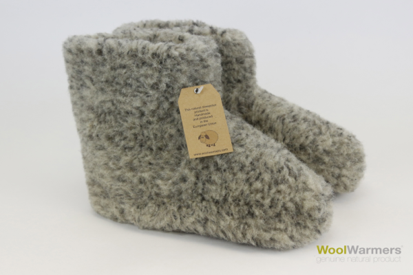 woolwarmers Dolly Sloffen Grijs