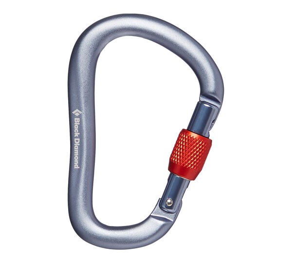 Black Diamond Rocklock Screwgate Carabiner Grijs