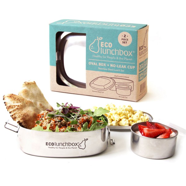 Ecolunchbox Oval + Cup