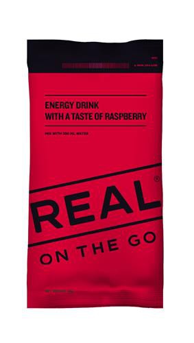 Real on the go energie drink framboos
