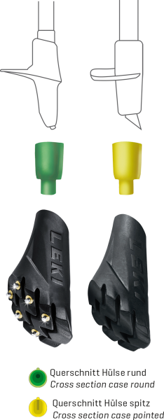 Leki Silent Spike Pad Multi