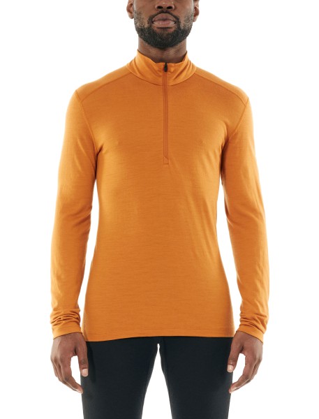 Icebreaker 200 Oasis LS Half Zip men curry